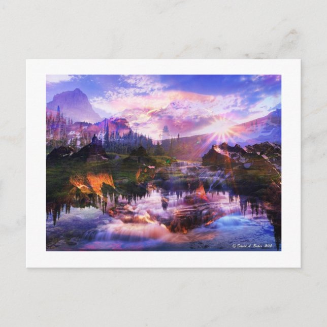 David A. Bagare vykort (Framsida)