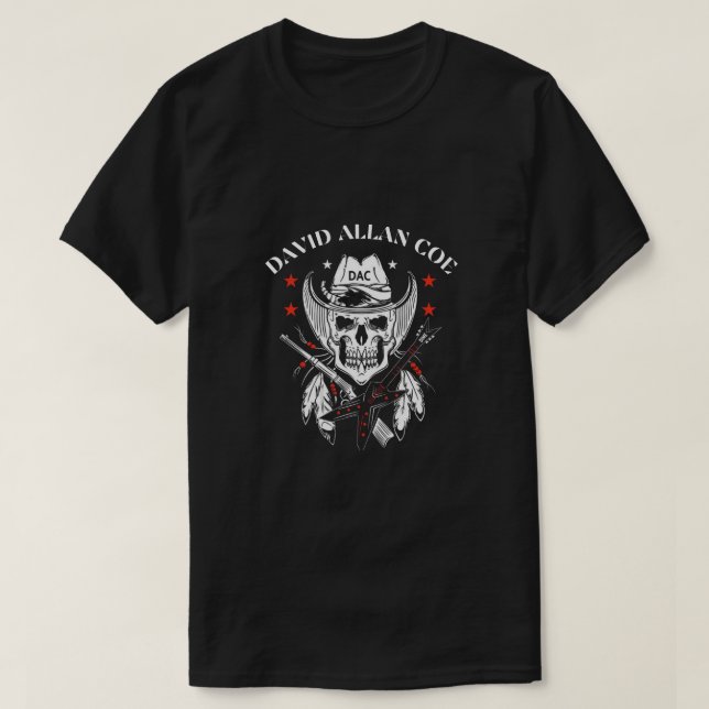 David Allan Coe T Shirt (Design framsida)