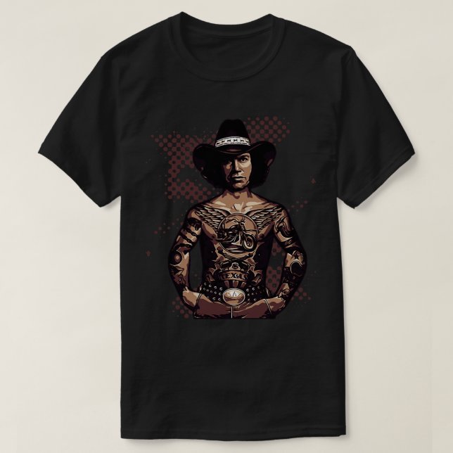 David Allan Coe Tattoo T Shirt (Design framsida)