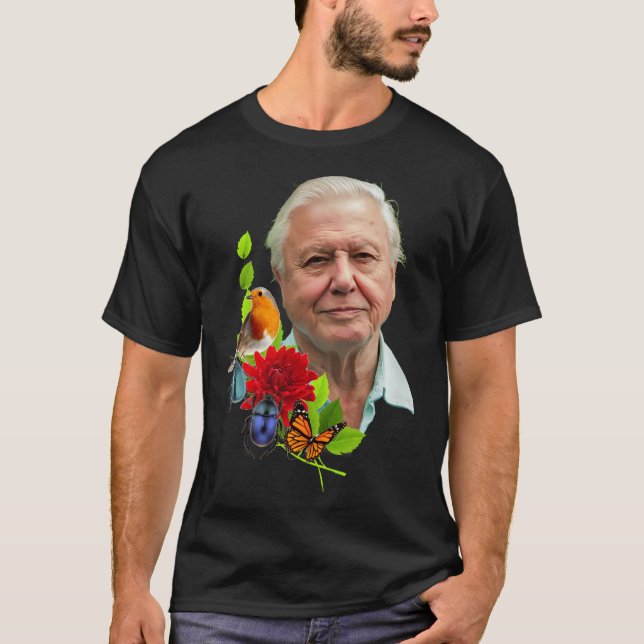 David Attenborough T Shirt (Framsida)