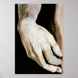 David av Michelangelo Buonarroti , 1501-04 Poster