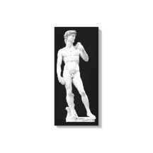 David av Michelangelo Wrapped Canvas