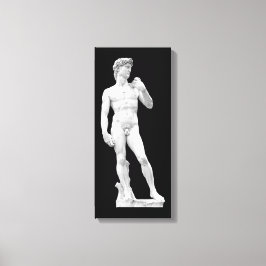 David av Michelangelo Wrapped Canvas