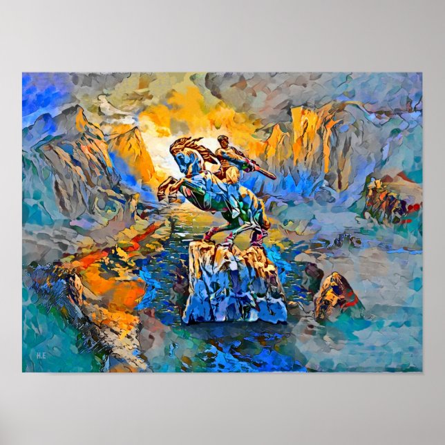 David av Sassoun Print, Poster Pappert (projektion (Framsidan)