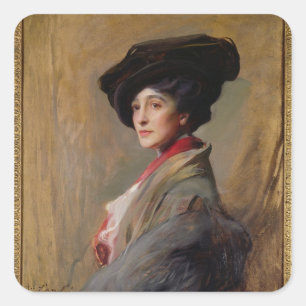 David Beatty, senare Countess Beatty Fyrkantigt Klistermärke