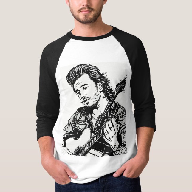 David Beckham Bild Shirt Design T Shirt (Framsida)
