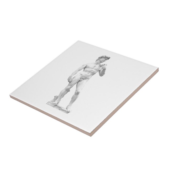 David belägger med tegel kakelplatta (Sidan)