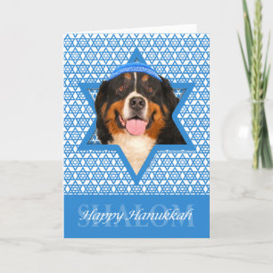 David-Bernese Mountain Hund Helgkort