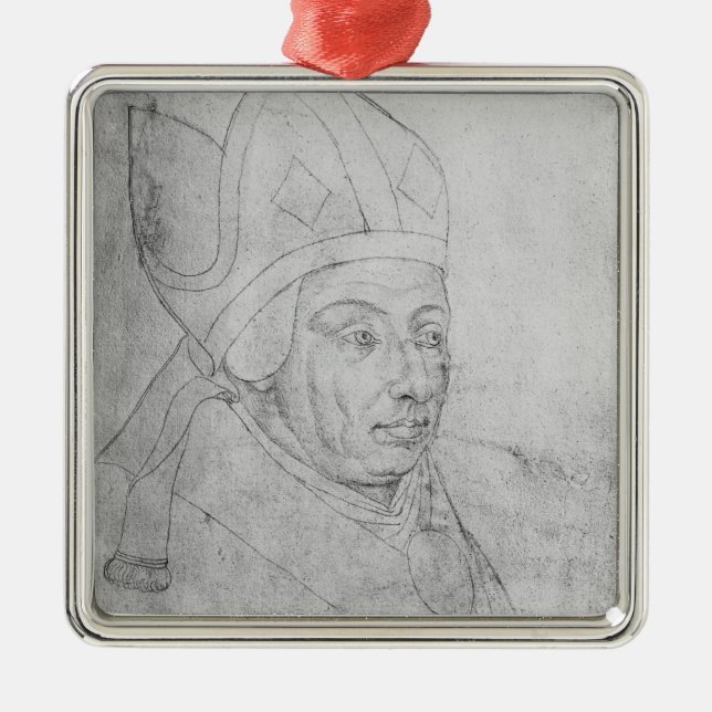 David bishop av Utrecht Julgransprydnad Metall (Framsidan)