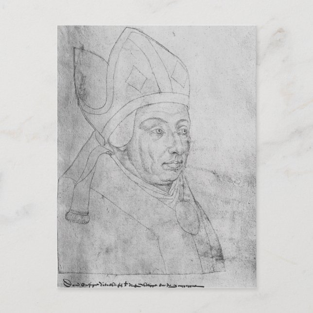 David, biskop av Utrecht Vykort (Framsida)