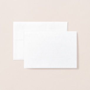 David Blank Personalize Anpassningsbar, guldfyllig Folierat Kort