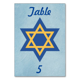 David Blue-stjärnan Bordsnummer