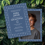David B'nai Fladdermus Pub Mitzvah Anpassningsbar  Inbjudningar<br><div class="desc">Perfekt-kort för att tillkännage en pub mitzvah, bat mitzvah eller annan judisk firande! Hand skapade konst åt dig! FULLT ANPASSADE! Klicka på "Anpassa" ovan om du vill redigera texten och lägga till ett eget foto på baksidan. Klicka på "Redigera med verktyg" om du vill justera typsnitt, färg och placeringar och...</div>