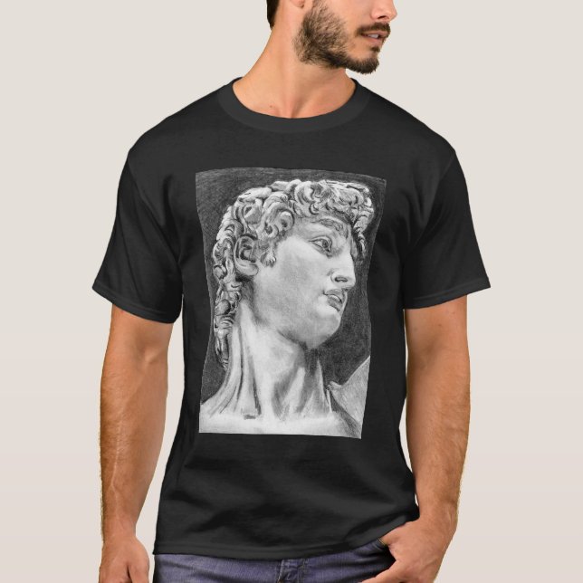 David chef för Michelangelo Work T-Shirt (Framsida)