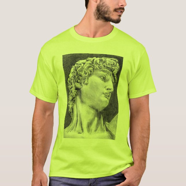 David chef för Michelangelo Work T-Shirt (Framsida)