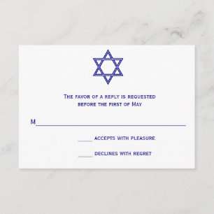 David Chevrons Bat mitzvah OSA kort