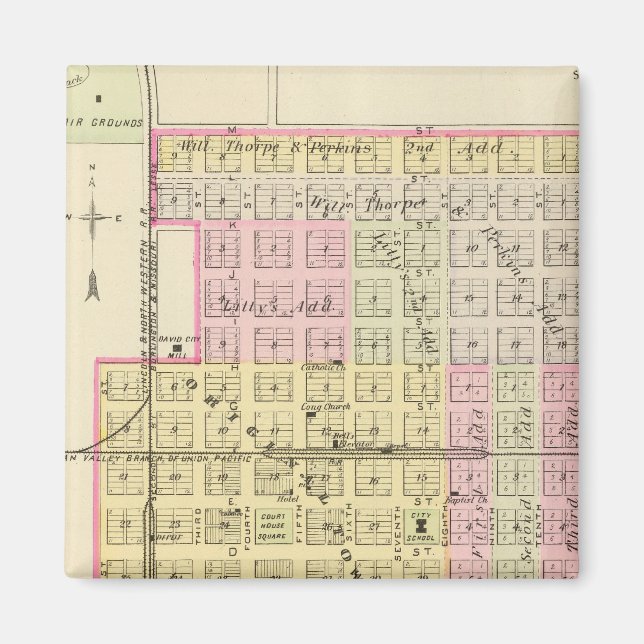 David City, Nebraska Magnet (Framsidan)