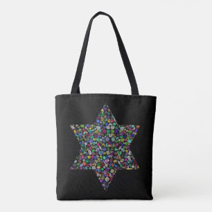 David Colorful Star Tygkasse