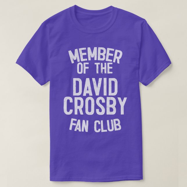 David Crosby Fläkt Klubb T Shirt (Design framsida)