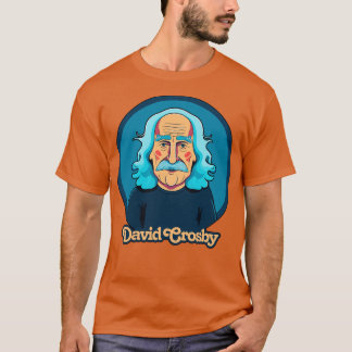 David Crosby Retro Original Fläkt Design T Shirt