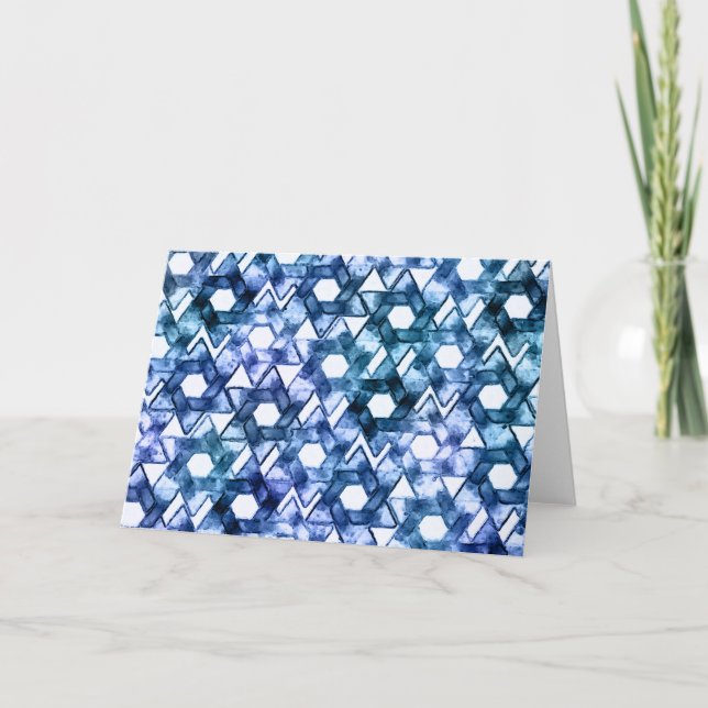 David Damask Tacks stjärna Tack Kort (Framsida)