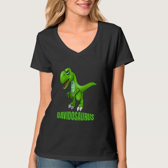 David Davidosaurus Coola Dinosaur Kid Tee (Framsida)