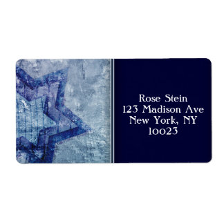 David-etikettens stjärna fraktsedel