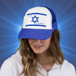 David Flagga stjärna i Israel Hat Keps<br><div class="desc">David Flagga stjärna i Israel Hat</div>