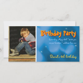 David Födelsedagsfest | Startar fotoinbjudan