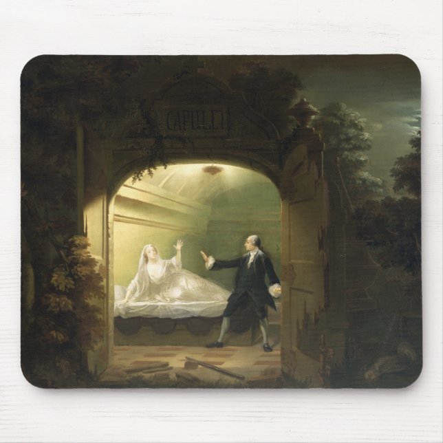 David Garrick (1717-79) och George Anne Bellamy ( Musmatta (Framsidan)