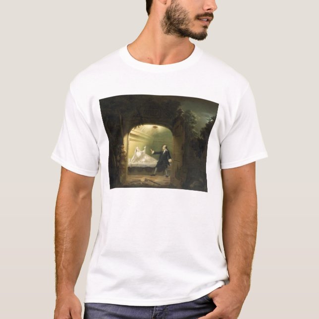 David Garrick (1717-79) och George Anne Bellamy ( Tee Shirt (Framsida)