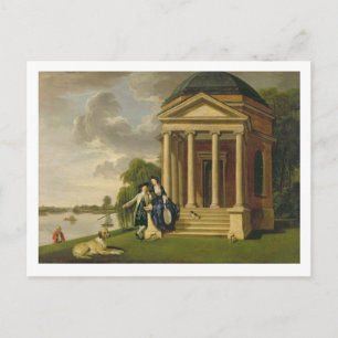 David Garrick (1717-79) och hans fru enligt Temple Vykort