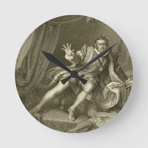 David Garrick (1717-79) som Richard III, agerar V Rund Klocka