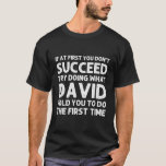 DAVID Gift Namn Personlig Birthday Funny Kristus T Shirt<br><div class="desc">DAVID Gift Namn Personlig Birthday Funny Joke</div>