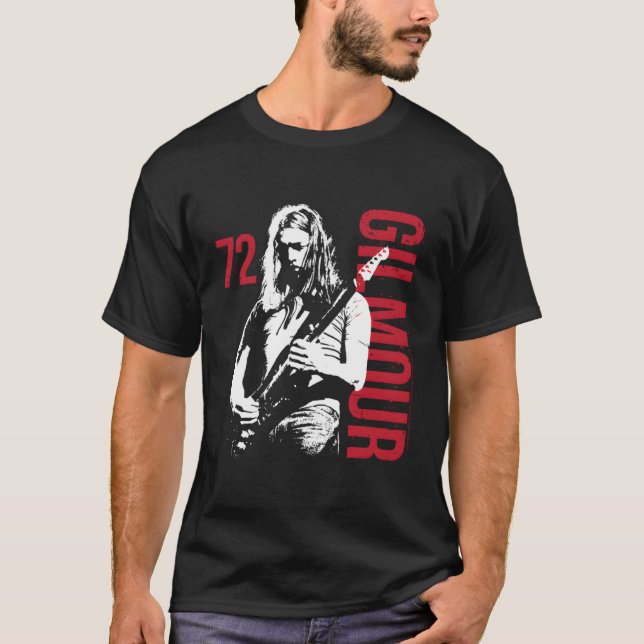 David Gilmour Gilmour 72 T Shirt (Framsida)