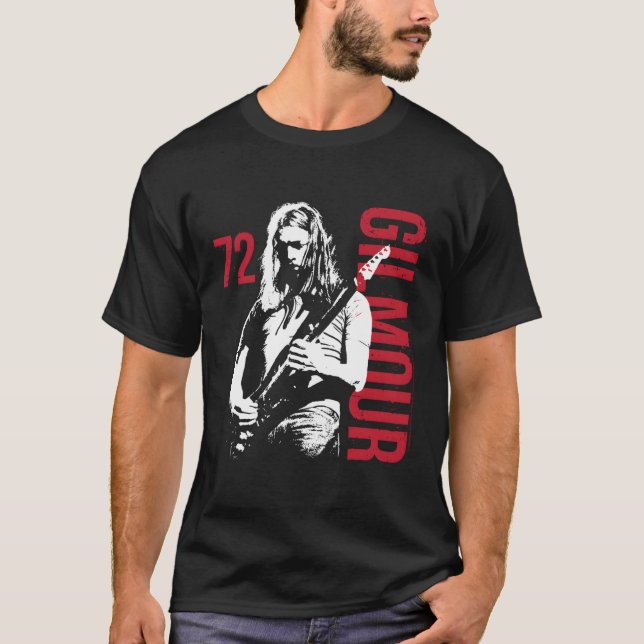 David Gilmour - Gilmour 72 T Shirt (Framsida)