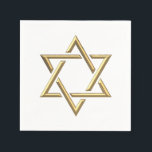David Golden Star Pappersservett<br><div class="desc">Golden Star of David känner dig fri att lägga till din egen ord och/eller bilder till den här artikeln via Zazzles underbara anpassningsprogram verktyg. Denna design finns också tillgänglig på dussintals andra produkter. Tack för att du stannar! Välsigna dig!</div>