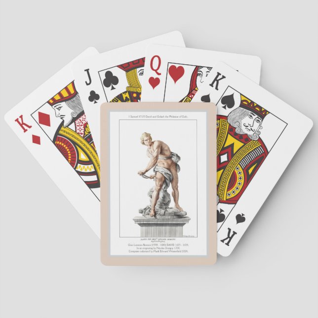 DAVID & GOLIATH Poker Cards Casinokort (Baksidan)