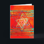 David Greeting Card-stjärna Helgkort<br><div class="desc">Nästa år i Jerusalem önskemål för helgdagarna</div>