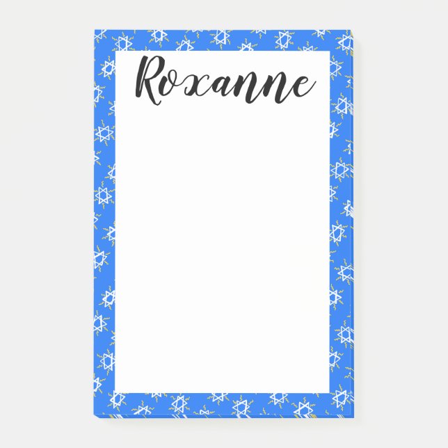 David Hanukkah CUSTOMIZE IT-Anteckningsblockets st Post-it Block (Framsida)