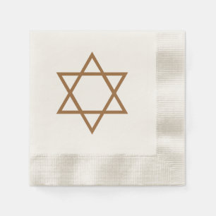 David ~ Hanukkah Firande Napkins stjärna Pappersservett