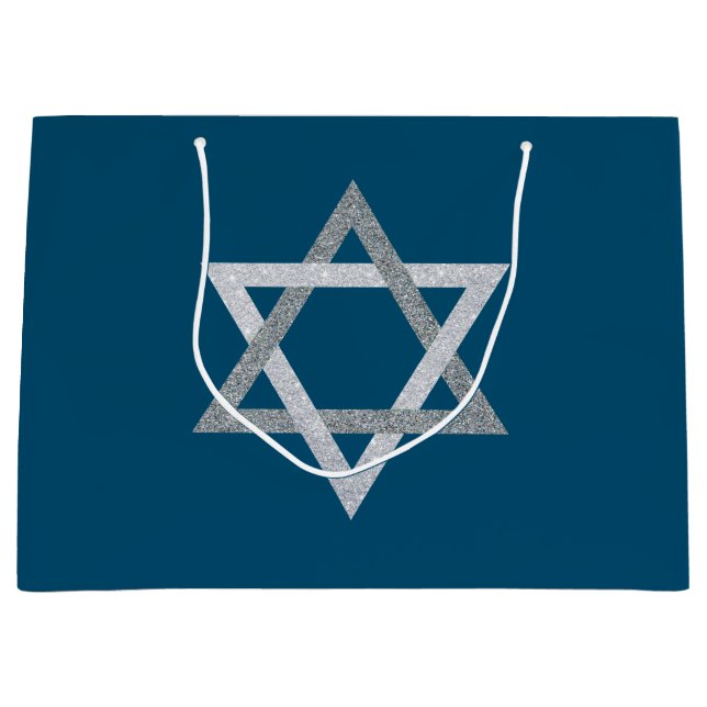 David Hanukkah Glitter stjärna (Framsidan)