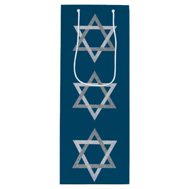 David Hanukkah Glitter stjärna (Framsidan)