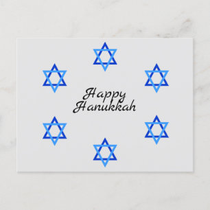 David Hanukkah Helgdag PostCard-stjärna Helg Vykort