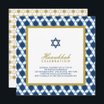David Hanukkah-Julfestens blå och Guld-stjärna Inbjudningar<br><div class="desc">Designad av tjock*fa*tin. Enkel att anpassa med egen text,  bild eller bild. Kontakta tjock*fa*tin direkt om du vill ha anpassningsbar. Avgifter för anpassningsbar gäller. www.zazzle.com/fat_fa_tin www.zazzle.com/color_therapy www.zazzle.com/fatfatin_blue_knot www.zazzle.com/fatfatin_red_knot www.zazzle.com/fatfatin_mini_me www.zazzle.com/fatfatin_box www.zazzle.com/fatfatin_design www.zazzle.com/fatfatin_ink.</div>