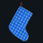 David Hanukkah Mönster Blue White Liten Julstrumpa<br><div class="desc">Visa kärlek för helgdagarna. Hand plockade efter mig! Kolla i min butik efter massor av matchande artiklar som att slå pappert,  kuddar,  handdukar och presentpapper också!</div>