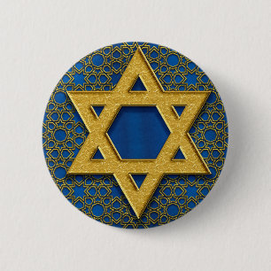 David, Hanukkah Mönster Helgdag Gift Knapp