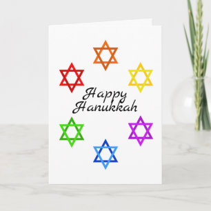 David Hanukkah-Pridets Helgdag Card Kort