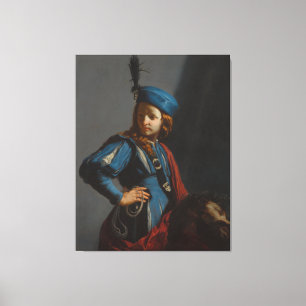 David Head Goliath Guido Cagnacci Painting Art kan Canvastryck