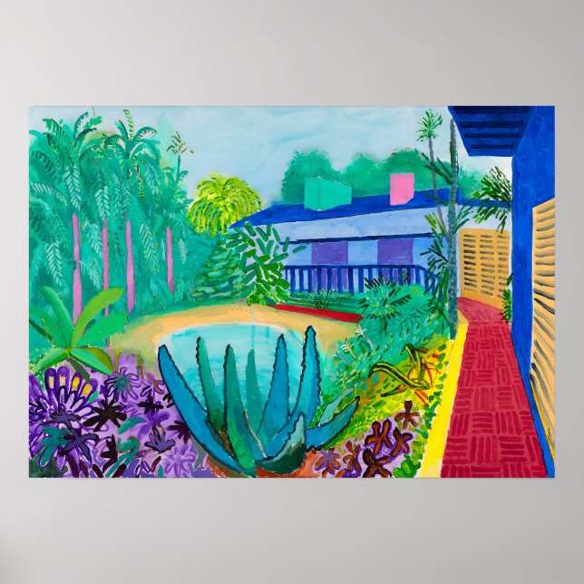 David hockney art poster (Framsidan)